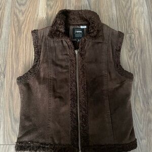 Ci Sono Chocolate Brown Outerwear